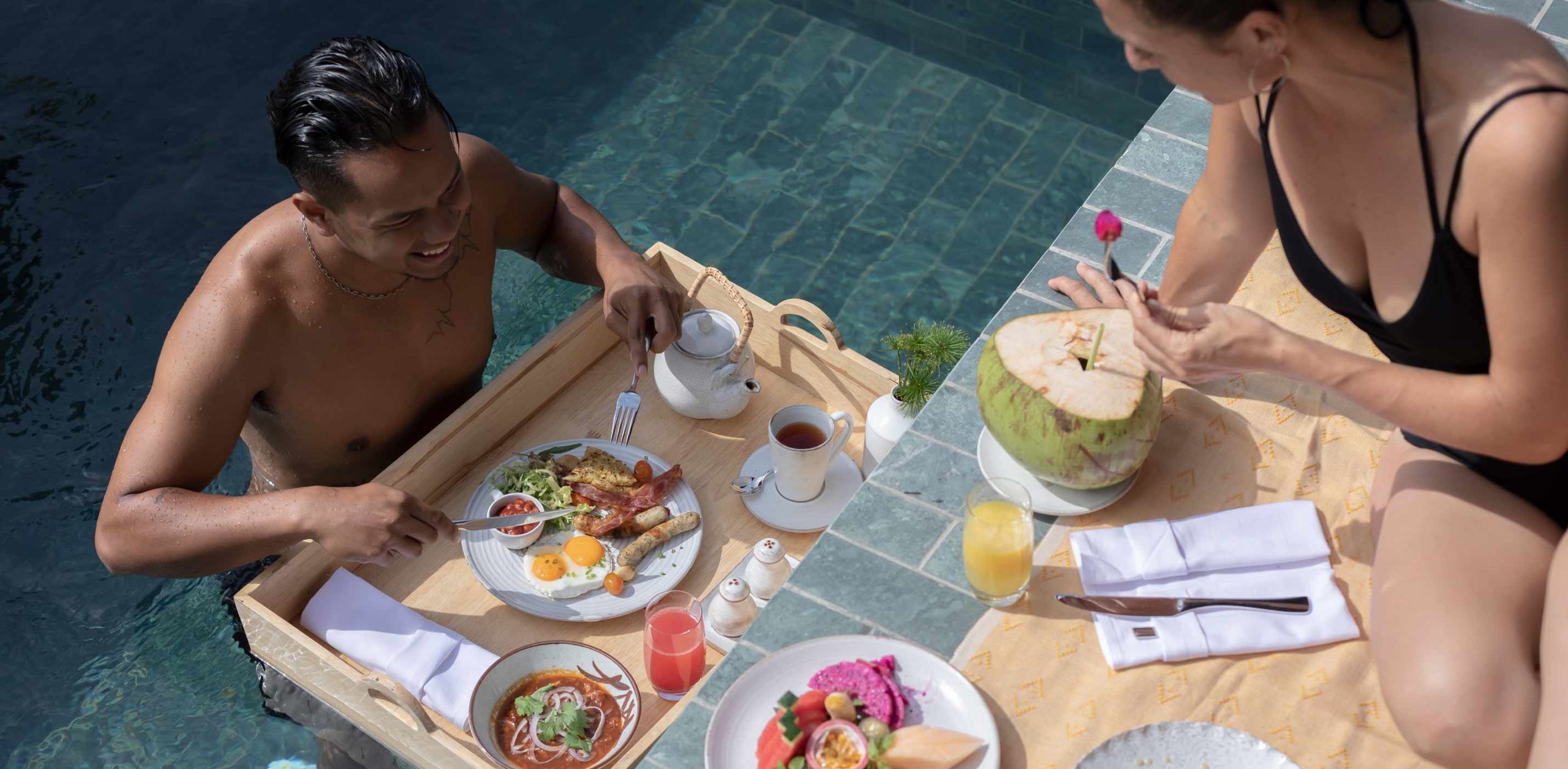 arvi restaurant at Amber Kampot luxury resort